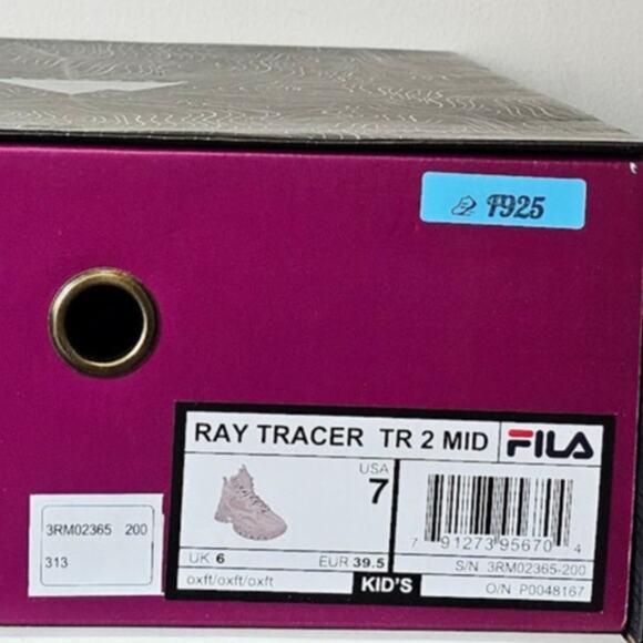 Fila Women's Ray Tracer 2 Mid Top Sneakers Size 8 NWT - Picture 7 of 7